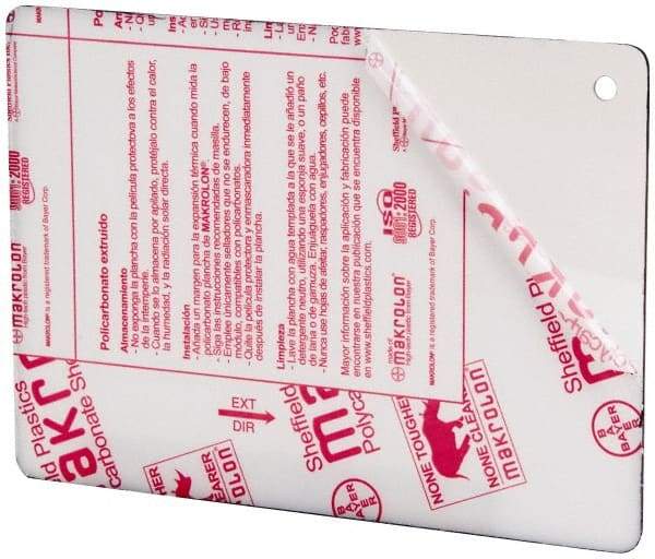 Loc-Line - 12 Inch Long x 8-1/2 Inch Wide x 1/8 Inch High/Thick Polycarbonate Replacement Shield - For Use With 60527 - Shield Kit - Benchmark Tooling