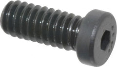 Made in USA - 1/4-20 UNC Hex Socket Drive, Low Socket Cap Screw - Grade 4037 Alloy Steel, Black Oxide Finish, Fully Threaded, 5/8" Length Under Head - Benchmark Tooling