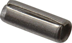 Value Collection - 1/16" Diam x 3/16" Long Slotted Spring Pin - Grade 18-8 Stainless Steel - Benchmark Tooling