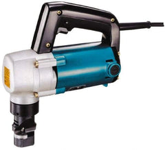 Makita - Power Nibblers Type of Power: Electric Cutting Capacity (Gauge): 10 (Steel); 12 (Stainless Steel) - Benchmark Tooling