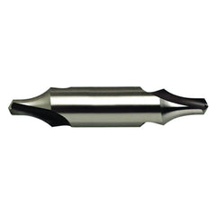 #11 × 32 mm OAL 60 Degree HSS Center Drill Form B Bright - Benchmark Tooling