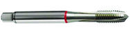 M10x1.5 6H 3-Flute Cobalt Red Ring Spiral Point Plug Tap-Bright - Benchmark Tooling