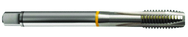 M7x1.0 6H 3-Flute Cobalt Yellow Ring Spiral Point Plug Tap-Bright - Benchmark Tooling