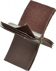 Merit Abrasives - 60 Grit, Coated, Aluminum Oxide Bore Polisher - Medium Grade, 16,000 RPM, Polishes Bores with 2-1/8 to 2-1/2" Diam - Benchmark Tooling