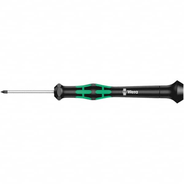 Wera - M Point, 40mm Blade Length Microstix Screwdriver - 137mm OAL - Benchmark Tooling