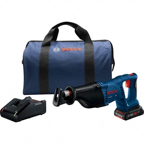 Bosch - Cordless Reciprocating Saws Voltage: 18.0 Battery Chemistry: Lithium-Ion - Benchmark Tooling