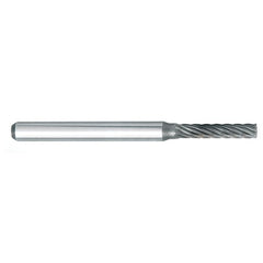 ‎SB-43 -3mm × 14mm LOC × 6mm Shank × 50mm OAL Cylindrical Carbide Medium Right Hand Spiral Burr - Benchmark Tooling