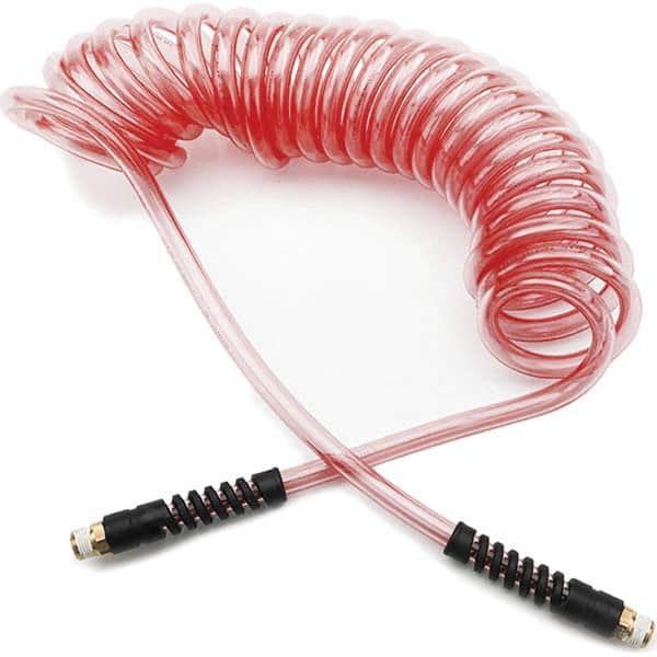 Parker - Coiled & Self-Storing Hose Inside Diameter (Inch): 1/4 Material: 95A Shore Durometer Polyurethane - Benchmark Tooling