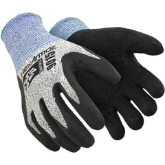 9000 Series HPPE Fiberglass Shell with Wrinkle Rubber Latex Palm Dip Size L