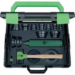 KUKKO - 37 Piece, Black/Green Plastic Bearing Fitting Kit - For Use with Ball Bearings - Benchmark Tooling