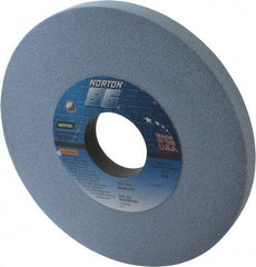 Norton - 12" Diam x 3" Hole x 1" Thick, K Hardness, 46 Grit Surface Grinding Wheel - Ceramic, Type 1, Coarse Grade, 2,070 Max RPM, Vitrified Bond, No Recess - Benchmark Tooling