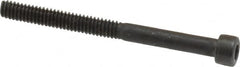 Value Collection - #5-40 UNC Hex Socket Drive, Socket Cap Screw - Alloy Steel, Black Oxide Finish, Partially Threaded, 1-1/2" Length Under Head - Benchmark Tooling