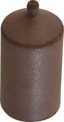 Cratex - 1" Max Diam x 1-3/4" Long, Cone, Rubberized Point - Fine Grade, Silicon Carbide, 1/4" Arbor Hole, Unmounted - Benchmark Tooling