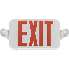 Lithonia Lighting - Combination Exit Signs Mounting Type: Ceiling Mount; End Mount; Wall Mount Number of Faces: 1 - Benchmark Tooling