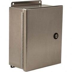 Wiegmann - NEMA 4 Stainless Steel Standard Enclosure with Continuous Hinge Cover - Benchmark Tooling