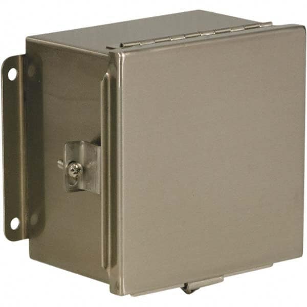 Wiegmann - NEMA 4X Stainless Steel Standard Enclosure with Continuous Hinge Cover - Benchmark Tooling