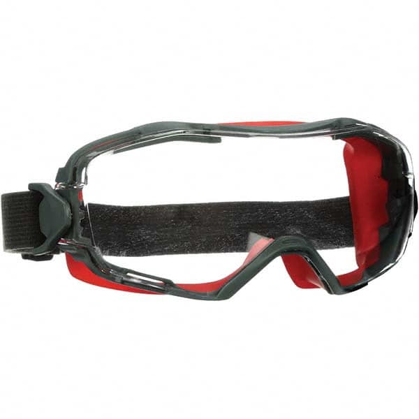 3M - Size L Clear Polycarbonate Anti-Fog Safety Goggles - Benchmark Tooling