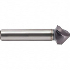 Guhring - 8mm Head Diam, 6mm Shank Diam, 3-Flute 90° Cobalt Countersink - Benchmark Tooling