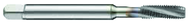 M6x0.50 6H 3-Flute PM Cobalt Semi-Bottoming 15 degree Spiral Flute Tap-TiCN - Benchmark Tooling
