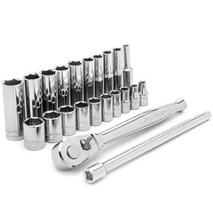 Crescent - Socket Sets Measurement Type: Metric Drive Size: 1/4 - Benchmark Tooling