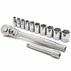 Crescent - Socket Sets Measurement Type: Metric Drive Size: 1/4 - Benchmark Tooling