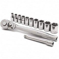 Crescent - Socket Sets Measurement Type: Inch Drive Size: 1/4 - Benchmark Tooling