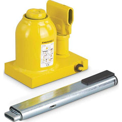 Enerpac - Manual Bottle, Screw, Ratchet & Hydraulic Jacks Type: Hydraulic Bottle Jack Load Capacity (Ton): 10 (Inch) - Benchmark Tooling