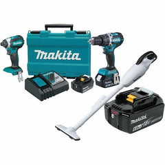 Makita - Cordless Tool Combination Kits Voltage: 18 Tools: 1/2" Hammer Drill; 1/4" Impact Driver - Benchmark Tooling