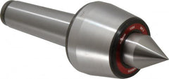 Rohm - MT5 Taper Shank, 3.543" Head Diam 2,000 Lb Capacity Live Center - 3,000 Max RPM, 2.764" Head Length, 1.5748" Point Diam, 1.988" Point Len, 4,400 Lb Max Workpc, 10.177" OAL, Standard Point - Benchmark Tooling