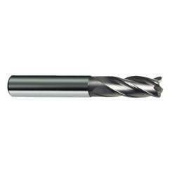 20mm Dia. x 104mm Overall Length 4-Flute Square End Solid Carbide SE End Mill-Round Shank-Center Cut-Uncoated - Benchmark Tooling