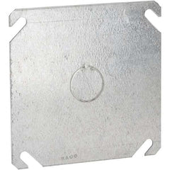 Hubbell-Raco - Steel Electrical Box Flat Cover - Benchmark Tooling