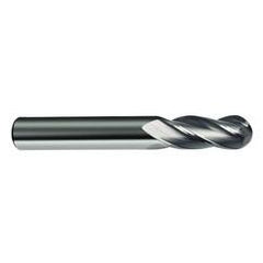3/32" Dia. - 1-1/2" OAL - 30 Helix Bright CBD Ball Nose EM - 4 FL - Benchmark Tooling