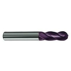 3/16" Dia. - 2" OAL - 30 Helix Firex CBD Ball Nose EM - 4 FL - Benchmark Tooling