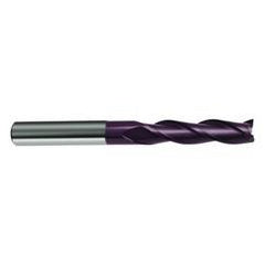 5/8 Dia. x 6 Overall Length 3-Flute Square End Solid Carbide SE End Mill-Round Shank-Center Cut-Firex - Benchmark Tooling