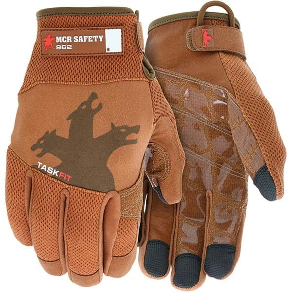 MCR Safety - Size L Leather or Synthetic Leather General Protection Work Gloves - Benchmark Tooling