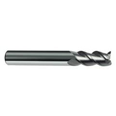 7.5mm Dia. - 63mm OAL - 45° Helix Bright Carbide End Mill - 3 FL - Benchmark Tooling