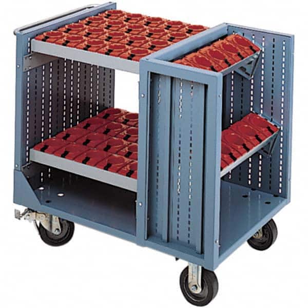 LISTA - CNC Storage Carts Style: CNC Tool Cart with Tool Carrier Taper Size: HSK100A - Benchmark Tooling