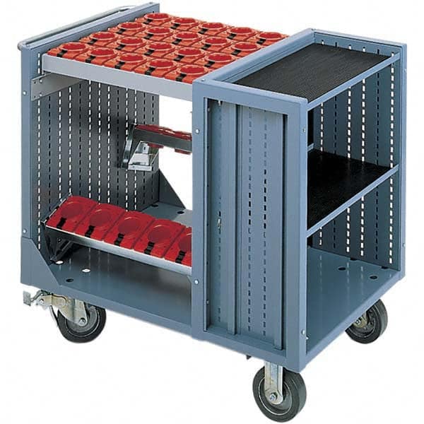 LISTA - CNC Storage Carts Style: CNC Tool Cart with Tool Carrier Taper Size: HSK 63A - Benchmark Tooling