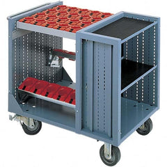 CNC Storage Carts; Style: CNC Tool Cart with Tool Carrier; Taper Size: HSK 50A; Taper Size: HSK 50A; Tool Type: CNC Tool Carrier; Tool Capacity: 48