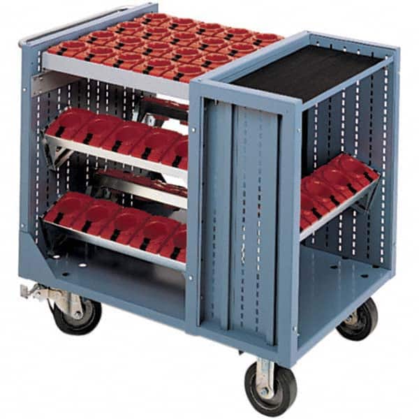 LISTA - CNC Storage Carts Style: CNC Tool Cart with Tool Carrier Taper Size: HSK100A - Benchmark Tooling