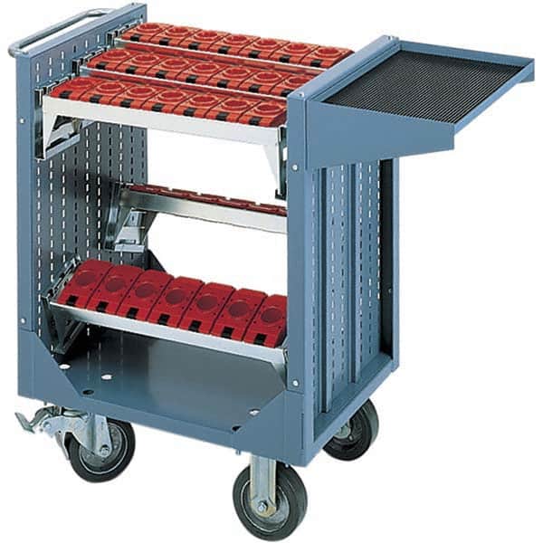 LISTA - CNC Storage Carts Style: CNC Tool Cart with Tool Carrier Taper Size: HSK 63A - Benchmark Tooling