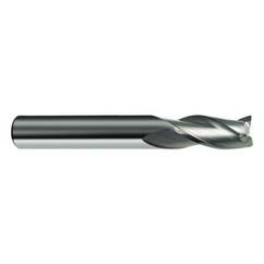 20mm Dia. x 104mm Overall Length 3-Flute Square End Solid Carbide SE End Mill-Round Shank-Center Cut-Firex - Benchmark Tooling