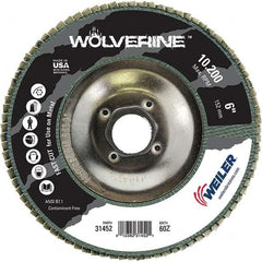 Weiler - Flap Discs Abrasive Type: Coated Flap Disc Type: Type 29 - Benchmark Tooling