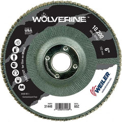 Weiler - Flap Discs Abrasive Type: Coated Flap Disc Type: Type 29 - Benchmark Tooling