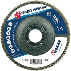 Weiler - Flap Discs Abrasive Type: Coated Flap Disc Type: Type 27 - Benchmark Tooling