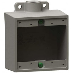 Hubbell Killark - Electrical Outlet Boxes & Switch Boxes Enclosure Type: Device Box Enclosure Shape: Square - Benchmark Tooling