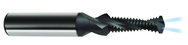 M5 x 0.8 2FL Carbide 2.5XD Drill/Thread Mill-Coolant Thru-TiCN - Benchmark Tooling