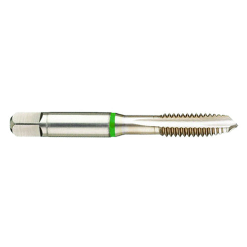 ‎5-40 3FL 2B Cobalt Spiral Point Plug Green Ring Tap-Bright Finish - Benchmark Tooling