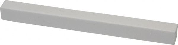 Norton - 220 Grit Aluminum Oxide Square Dressing Stick - 6 x 1/2 x 1/2, Very Fine Grade, Vitrified Bond - Benchmark Tooling