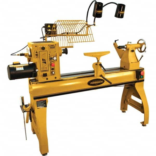 Powermatic - Woodworking Lathes Swing (Inch): 21 Distance Between Centers (Inch): 42 - Benchmark Tooling